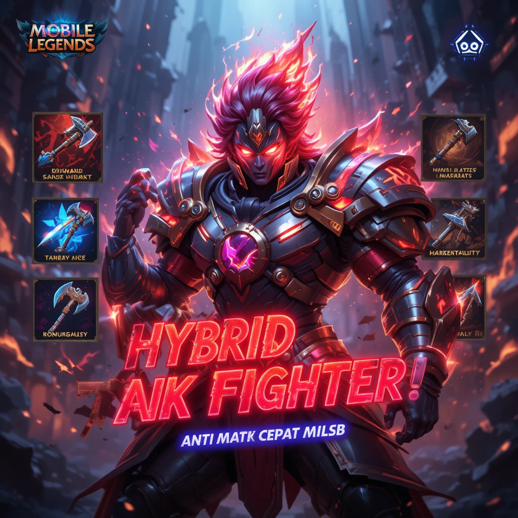 Build Hybrid Tank Fighter Anti Mati Cepat di Mobile Legends 2025!
