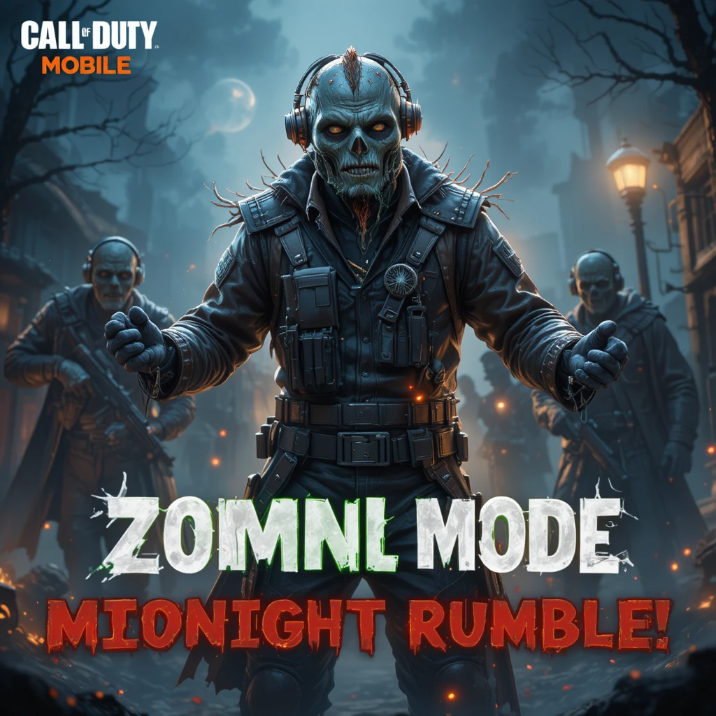 Seasonal Event Halloween 2025 COD Mobile: Zombie Mode Spesial Midnight Rumble!