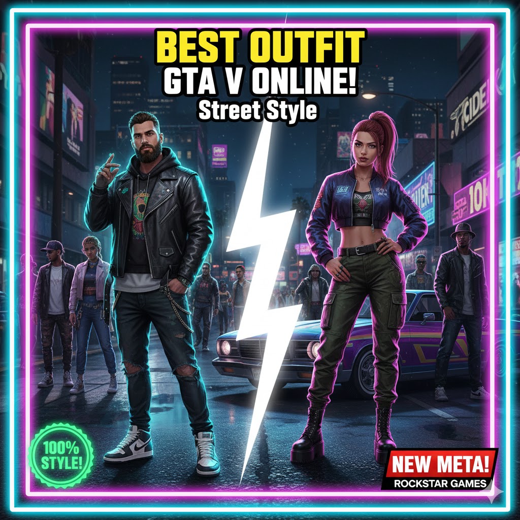Best Outfit GTA Online Street Style 2025: 10 Gaya Paling Drip untuk Los Santos