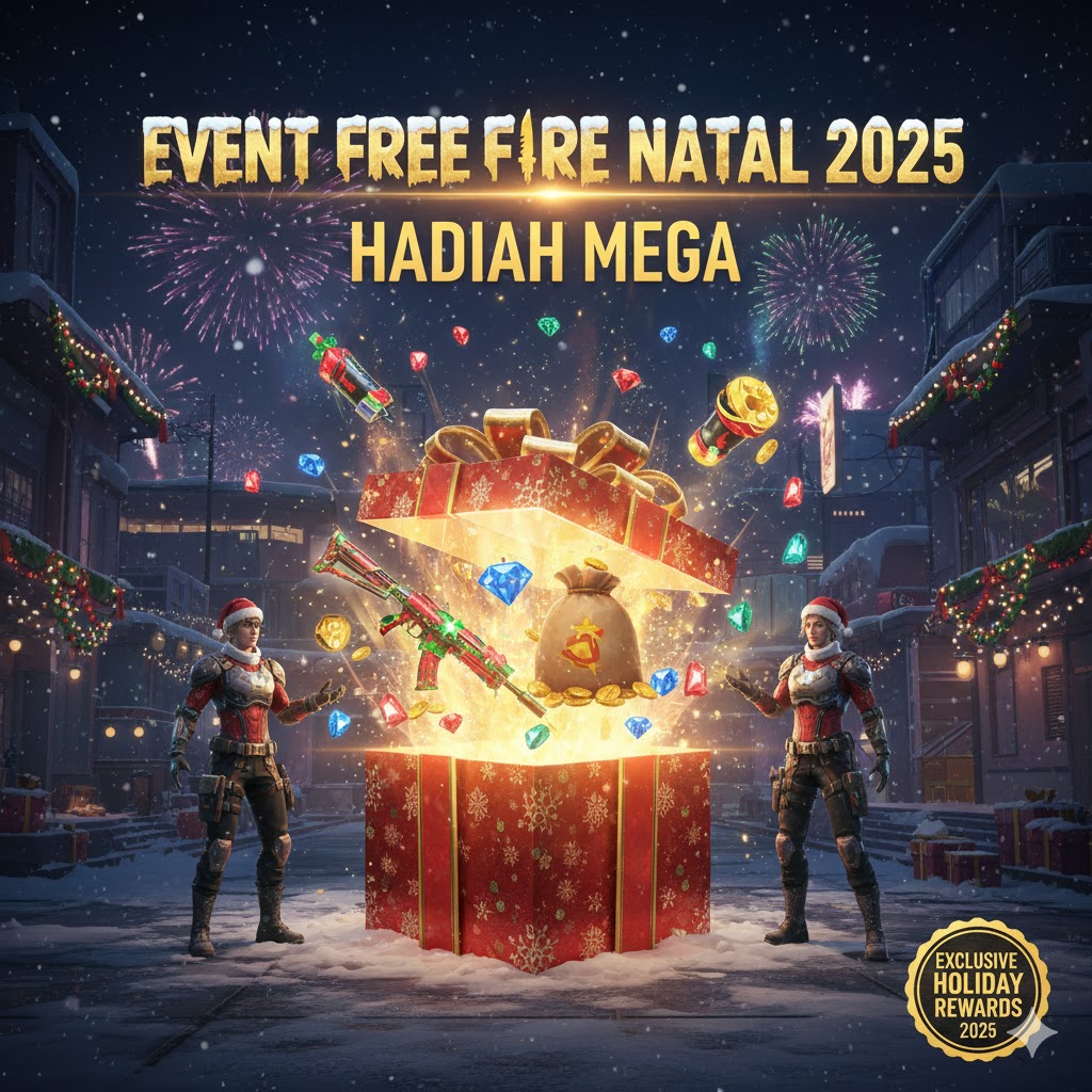 Event Free Fire Natal 2025 Hadiah Mega