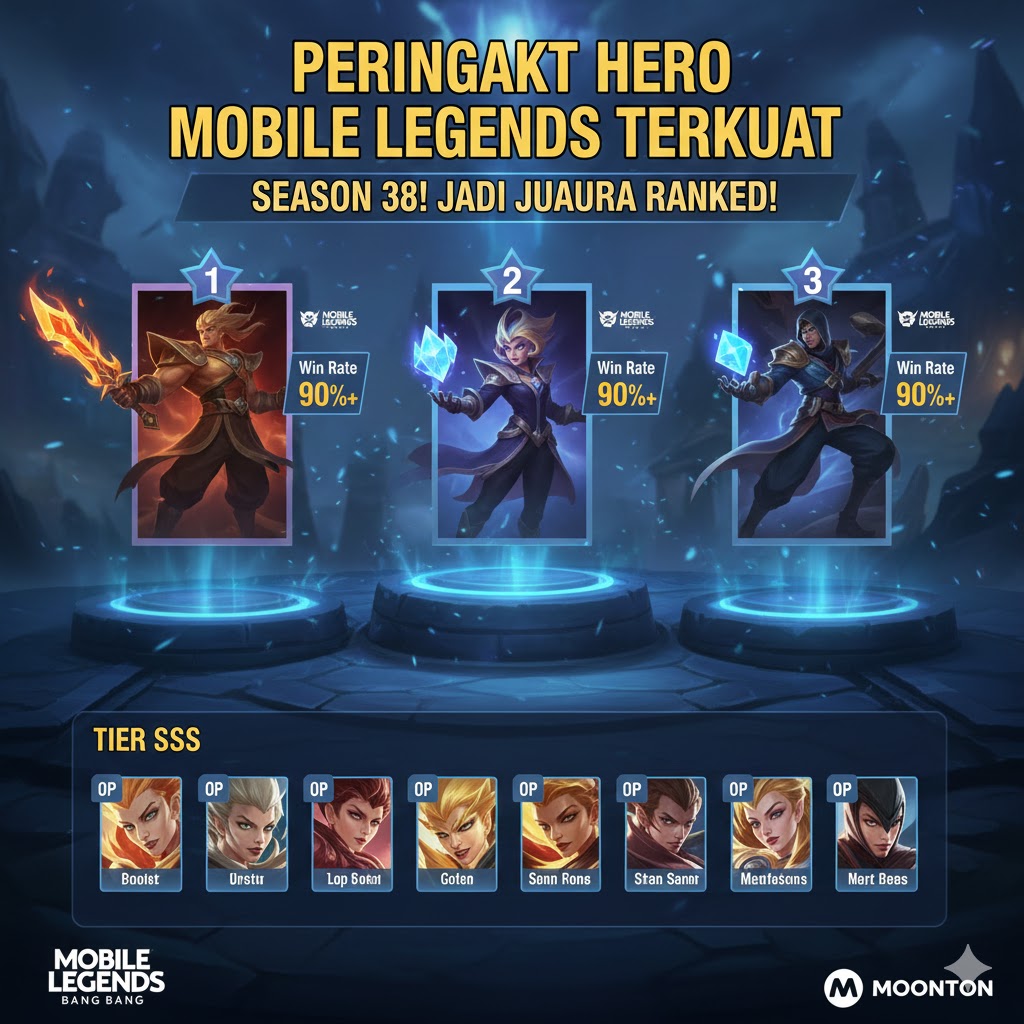 Peringkat Hero Mobile Legends Terkuat Season 38!
