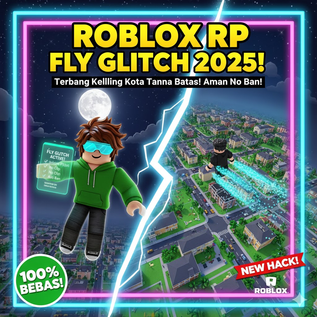 Roblox RP Fly Glitch 2025: Cara Terbang di Brookhaven Tanpa Ban!