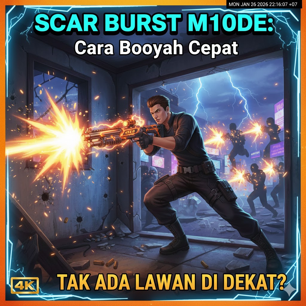SCAR Burst Mode Free Fire 2026: Cara Booyah Cepat OP!