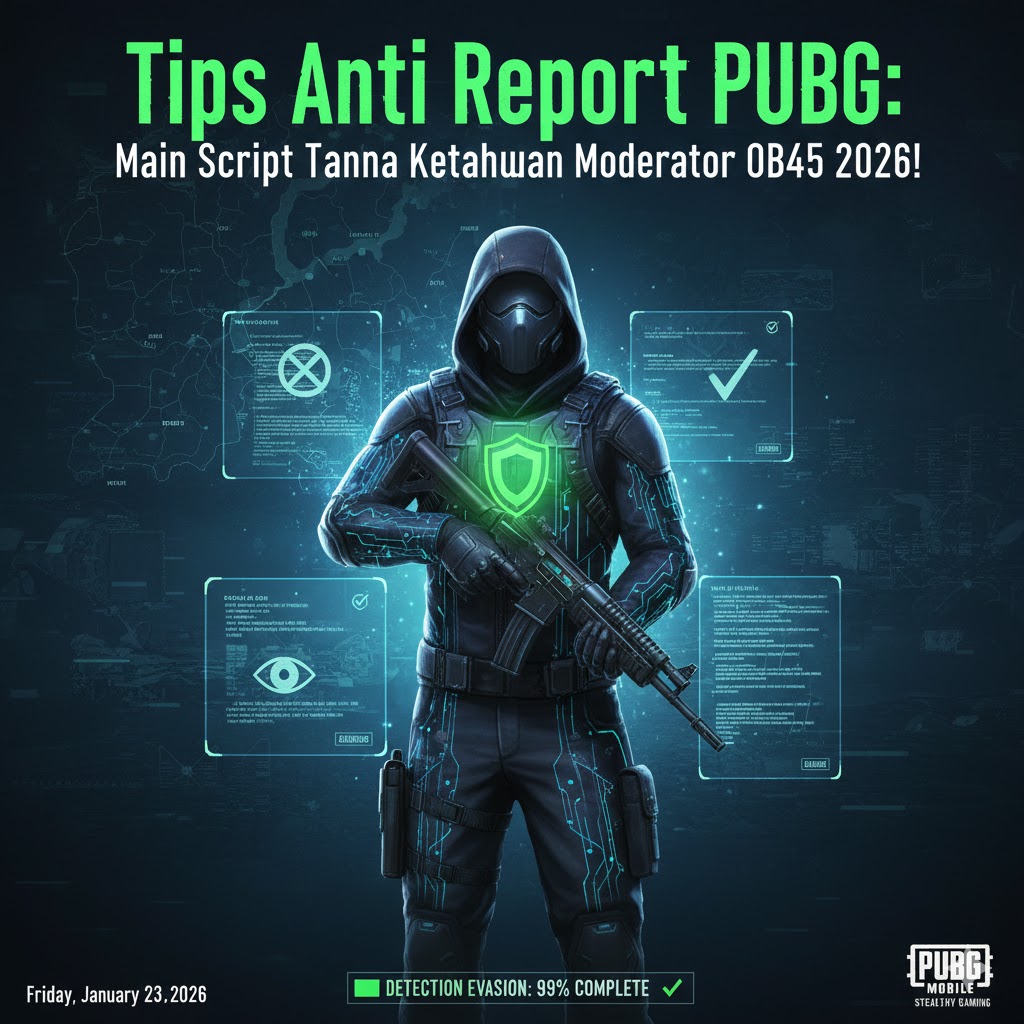 Tips Anti Report PUBG: Main Script Tanpa Ketahuan Moderator OB45 2026!