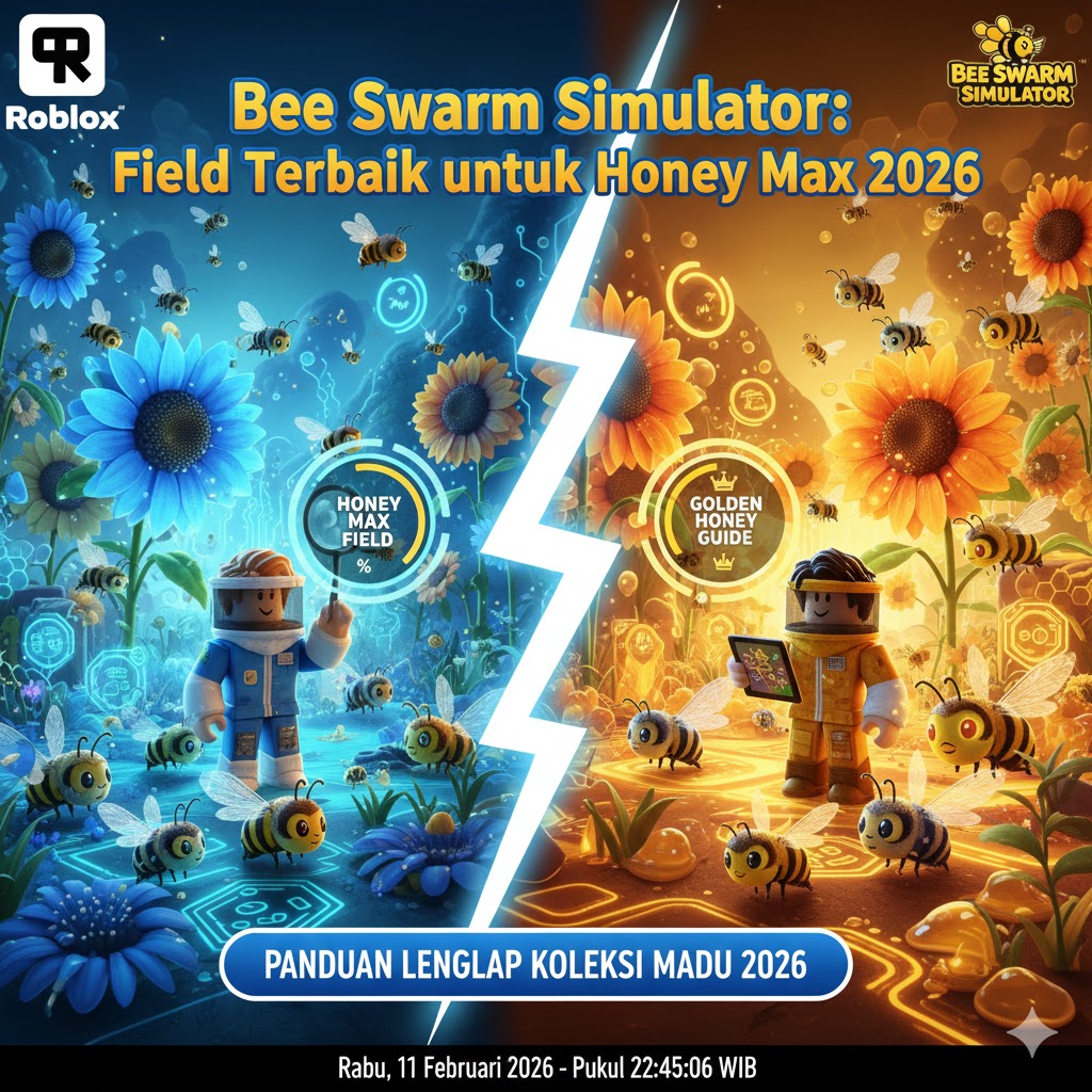 Bee Swarm Simulator: Field Terbaik untuk Honey Max 2026