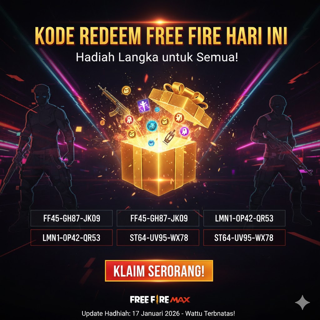 Kode Redeem Free Fire Hari Ini: Hadiah Langka untuk Semua!