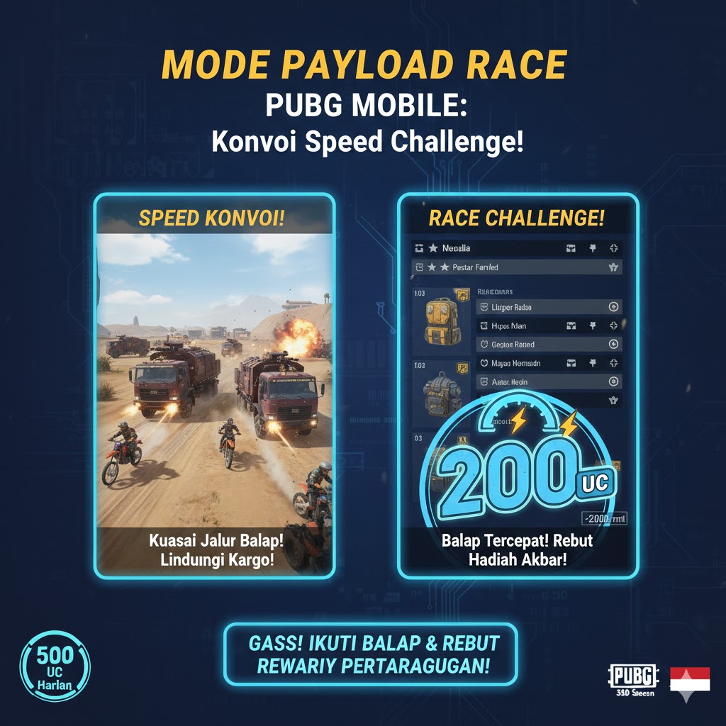 Mode Payload Race PUBG Mobile: Konvoi Speed Challenge!