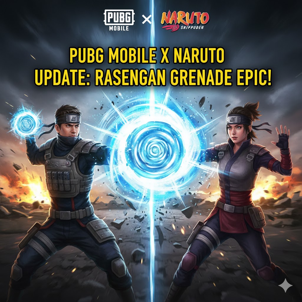 PUBG Mobile x Naruto Update: Rasengan Grenade Epic!