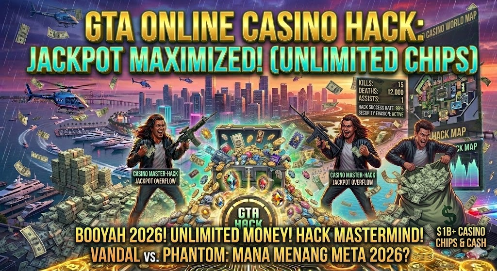 GTA Online Casino Hack: Kaya Miliaran Instan!